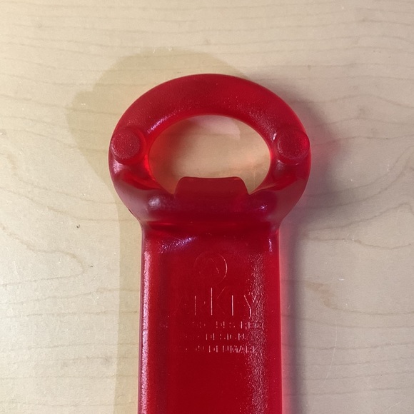 BRIX JarKey Jar Opener Semi Translucent Red 5" - Made in Denmark - Picture 7 of 10